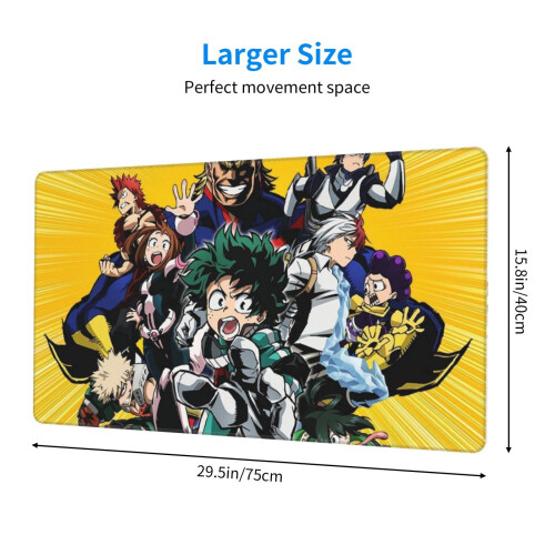 Πατάκι ποντικιού My Hero Academia Μεγάλο μαξιλάρι ποντικιού Πατάκια ποντικιού Αξεσουάρ 2