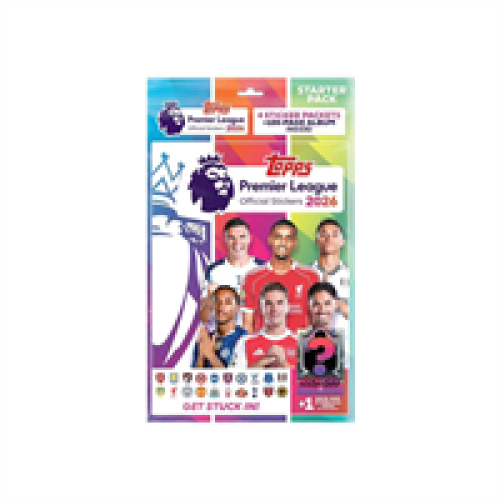 Topps Premier League 2026 Sticker Collection Starter Pack