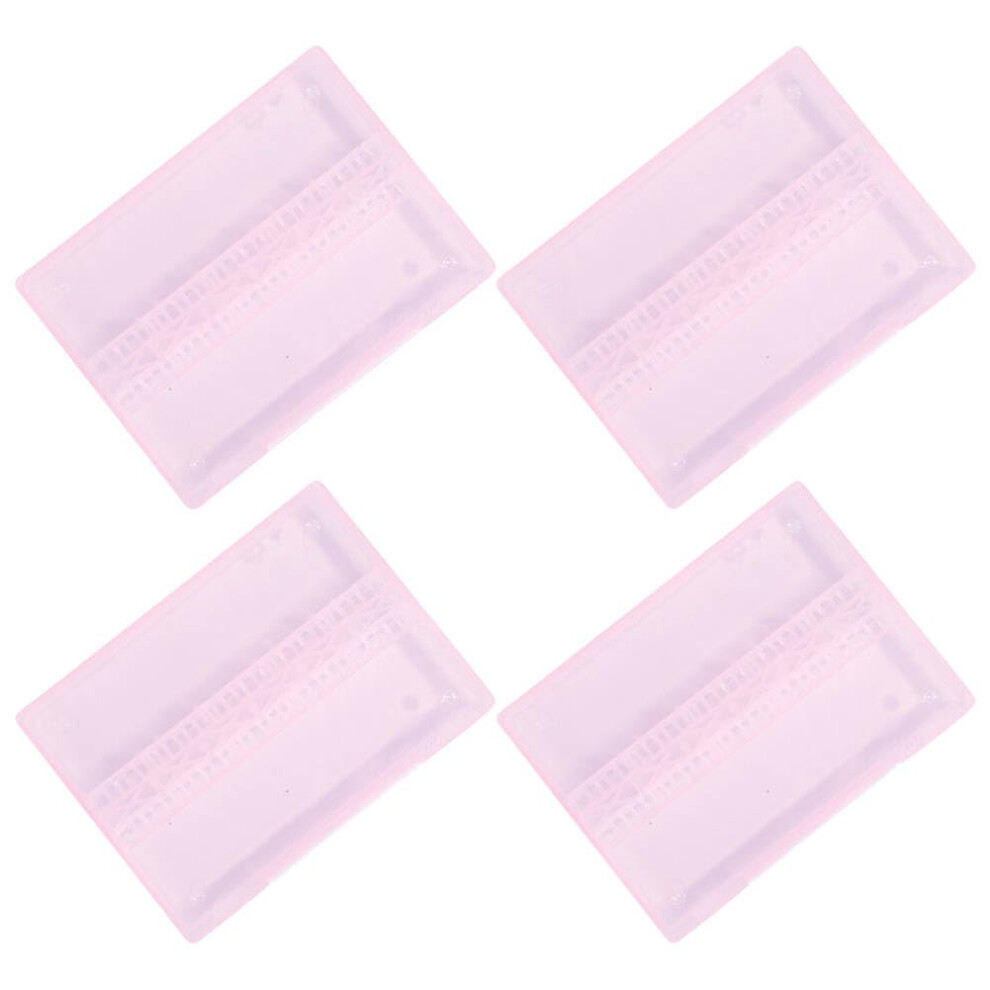 Nail Drill Bit Holder 14 Slot Pink Organizer Box For Secure Storage And Compact Display 9365369830035