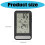 Digital Temperature Humidity Meter Indoor Thermometer Hygrometer Large Screen Backlight Memory Black 4