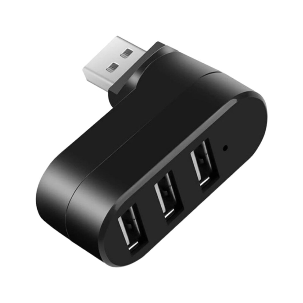 Usb Hub 3 Port Usb 3.0 Splitter, Rotatable Speed Data Transfer For Laptop Car Black 9099447638106