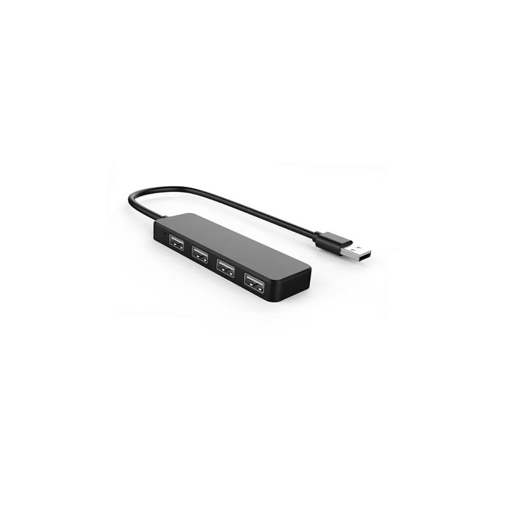 Usb Hub 4 Port Usb 2.0 Ultra Slim Splitter Plug And Play For Laptop Pc Multi Device Compatible With Mac 9044945834192