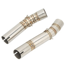 Stainless Steel Motorcycle Exhaust Mid Pipe for YZF‑R1 2007‑2008 (2pcs)