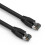 Καλώδιο SF Cat8 με θωράκιση (S/FTP) Ethernet, 35 πόδια - Μαύρο 1