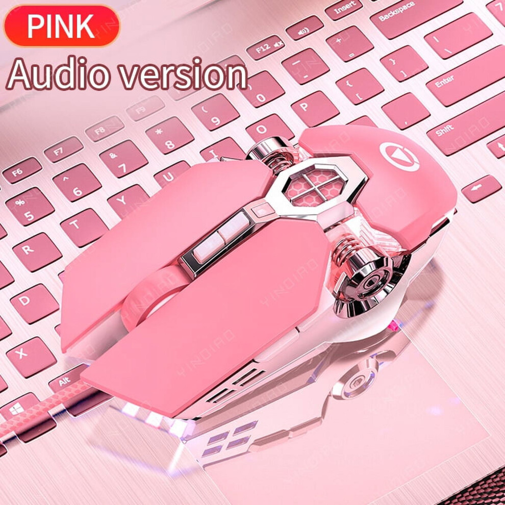 Wired Silent Gaming Mouse 3200Dpi Led Backlit Usb Optical Ergonomic Wired Mouse Pc Gamer Computer Mouse For Laptop Games Mice Black/Light 9433291397039