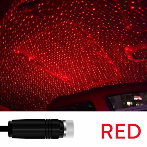 Projetor espacial portátil USB LED roxo 1