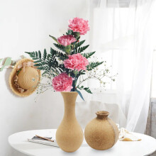 Hesroicy Blumenvase, kreative und fein gearbeitete Holzvase, multifunktional, ein echter Hingucker, DIY-Bastelidee fürs Büro