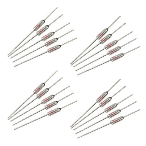 20 τεμάχια ασφάλειες διακοπής κυκλώματος TF185Celsius250V10A για θερμική θερμοκρασία