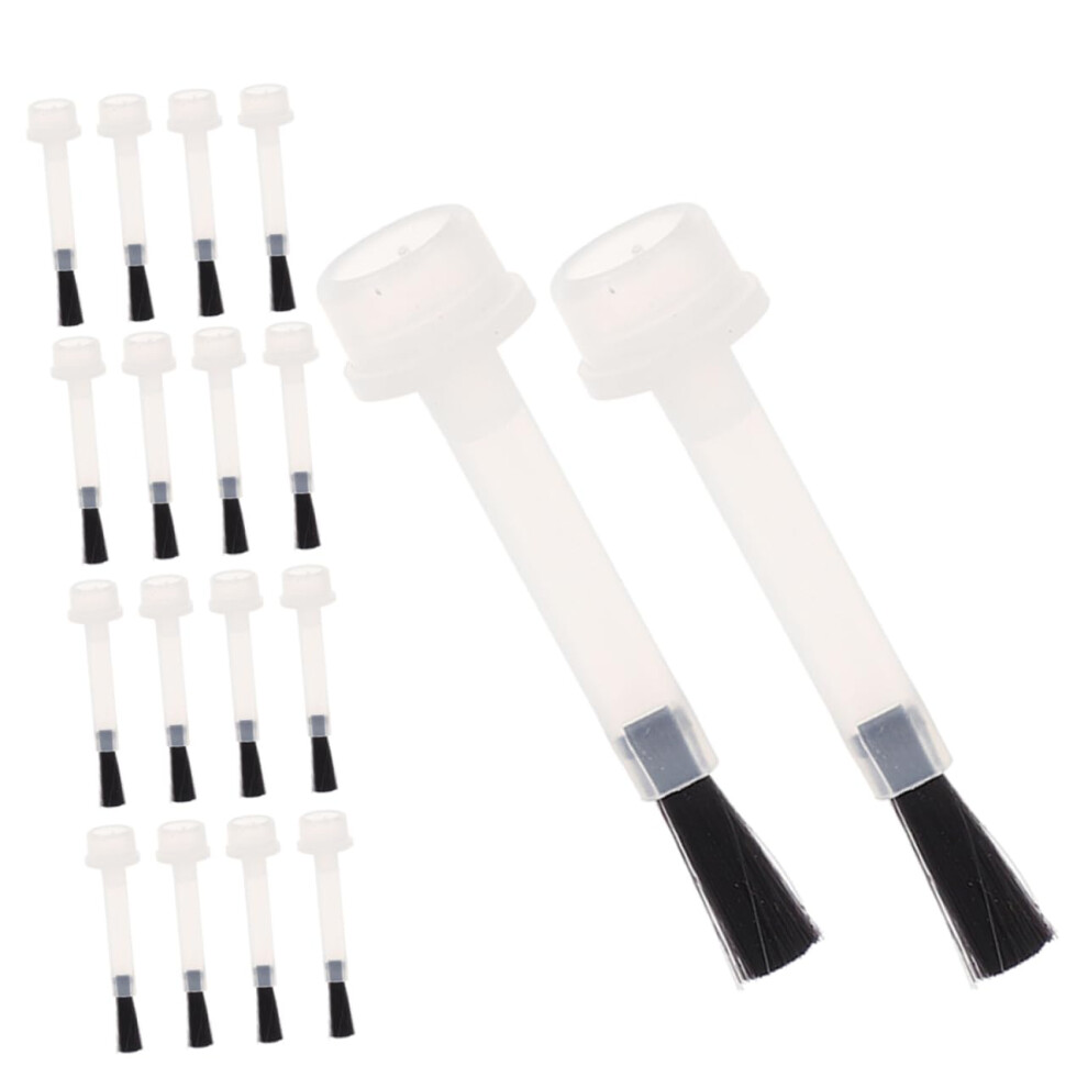 100pcs Nail Polish Bottle Brush Replacement Set for Precise Gel Application and Manicure