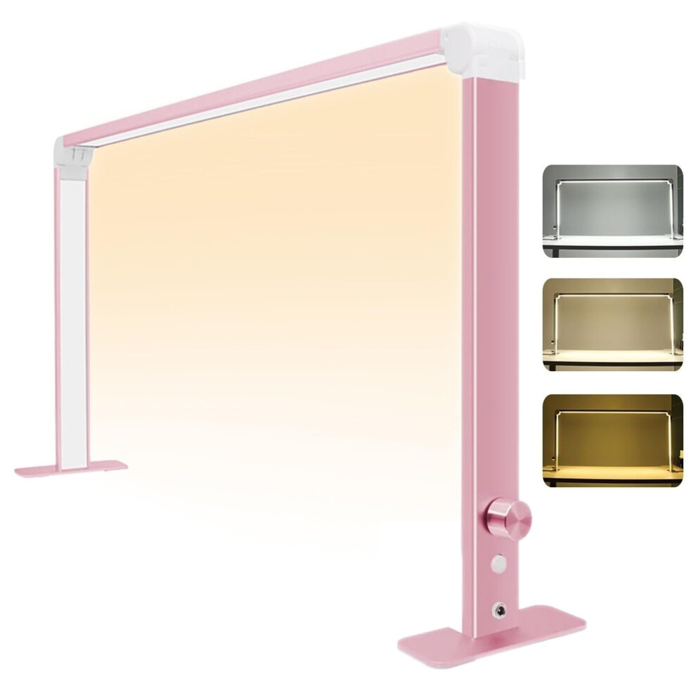 LED Nail Desk Lamp with Foldable Design, Dimmable Brightness and 3 Color Modes for Salon Manicure