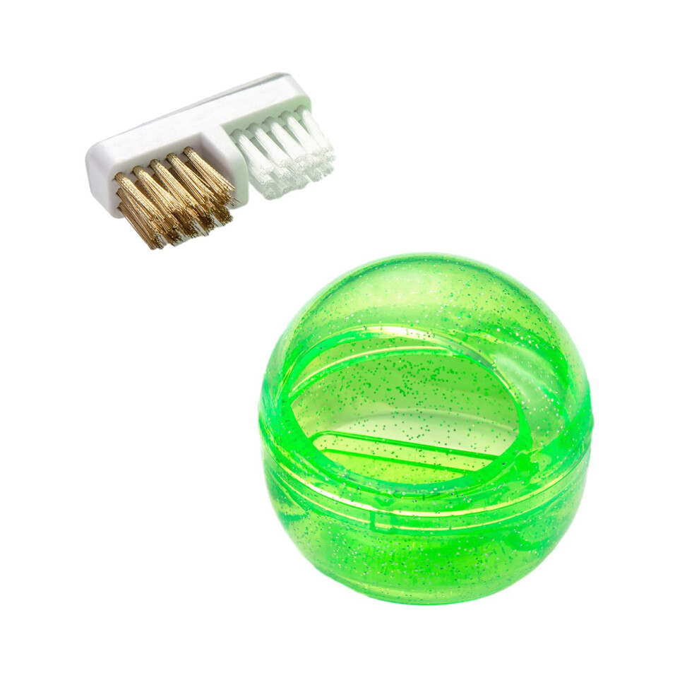 Green Nail Drill Bit Cleaner With Quick Debris Removal, Manicure Tool Cleaning Brush For Salon And Home,