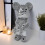 Silver 30cm Crushed Diamond Cartoon Mouse 3
