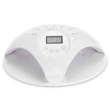 48W UV LED Nail Lamp for Gel Nails with Fast Curing and Detachable Magnetic Base, White