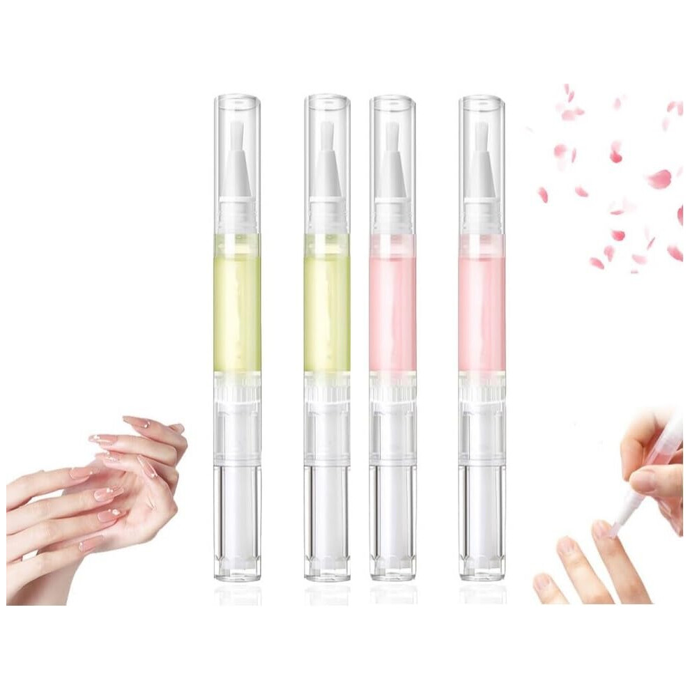 Nail Growth Oil Pen and Cuticle Oil Pen for Healthy Nails, Moisturising Care, Pack of 2