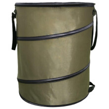 Heavy Duty Collapsible Trash Can 10 Gallon Pop Up Garden Bin with Handles for Yard Lawn Camping