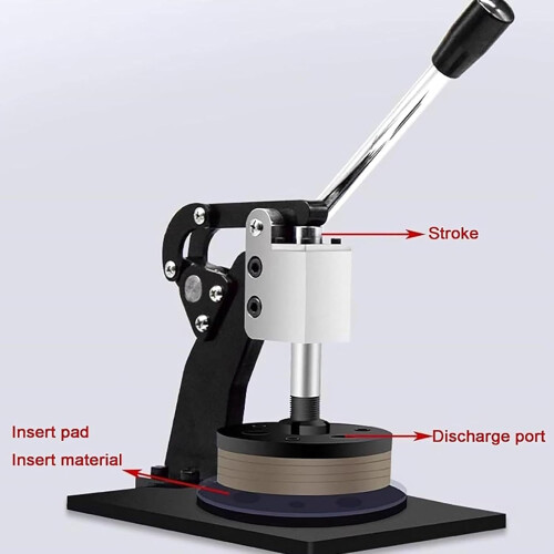 Round Sample Cutter for Textile, Carpet, Leather and Paper Discs, 100Sqcm Precision Tool 2