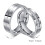 Anillo de acero inoxidable oro/plata Mujer21 1