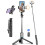 Tripé para selfie de 42 polegadas com luz de preenchimento, tripé extensível para celular, tripé de viagem multifuncional para selfies. 1