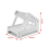 Bar Code Machine Paper Rack Universal Face Single Bracket Label Bracket Express Electronic Face Single Box White 3