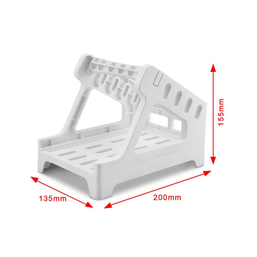 Bar Code Machine Paper Rack Universal Face Single Bracket Label Bracket Express Electronic Face Single Box White 2