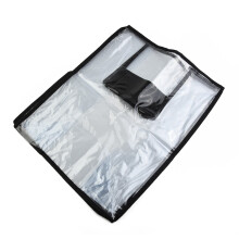 linyes Gepäckschutzhülle aus transparentem PVC, ideal für Rollkoffer