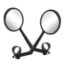 Eotvia Professional Achteruitkijkspiegel voor op het stuur, zwart (2 stuks)