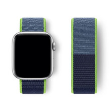 Bráisléad Lúb Níolóin atá comhoiriúnach le Apple Watch 40mm41mm42mm44mm45mm46mm49mm, Aológ Neoin do iWatch Series10 9SE7 6 5 4Ultra2