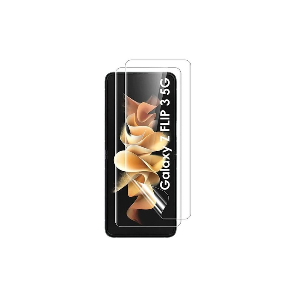 Screen Protector - Phonillico - Compatible With Samsung Galaxy Z Flip 3 5G - Pack Of 2 - Ultra Thin - Repellent Transparent 9433291403785