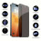 Kit com 5 películas protetoras de tela com cobertura total e privacidade, compatíveis com iPhone 16, 11, 12, 13, 14 Pro Max e Mini, e iPhone 15 3