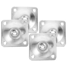 Lot de 4 supports de pieds de table plats pour meubles, accessoires de réparation.