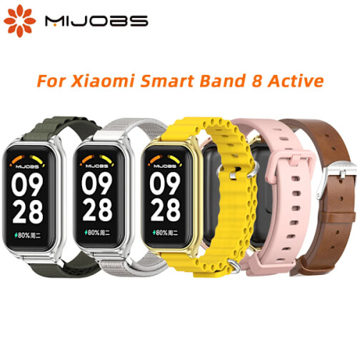 Βραχιόλι για συμβατότητα με Xiaomi Smart Band8 9Active, Αξεσουάρ Ανταλλακτικού Λουριού 1