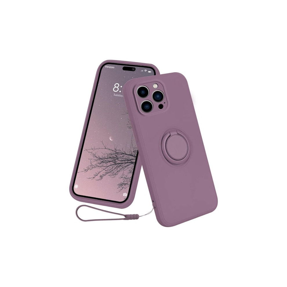 Compatible With Iphone 16 Pro Max Case With Ring Holder Purple 9433291403921