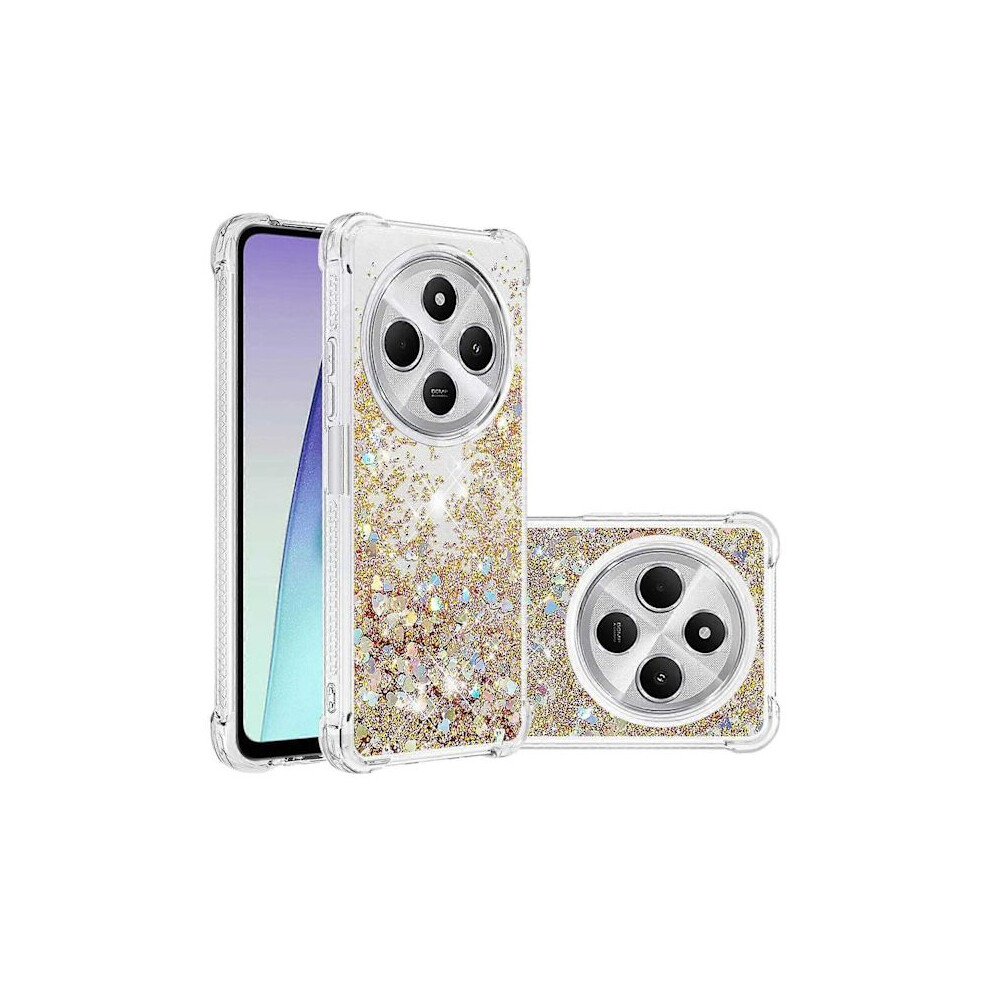 Compatible With Xiaomi Redmi 14C 4G Mobile Case - Perfect /Hearts_tfrf /Hearts Gold 9433291404133
