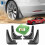 Kit com 4 para-lamas para Tesla Model 3 (dianteiro e traseiro) e protetor de para-brisa (azul) 2