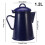 Chaleira de esmalte vintage para café e chá, 1,2L 8