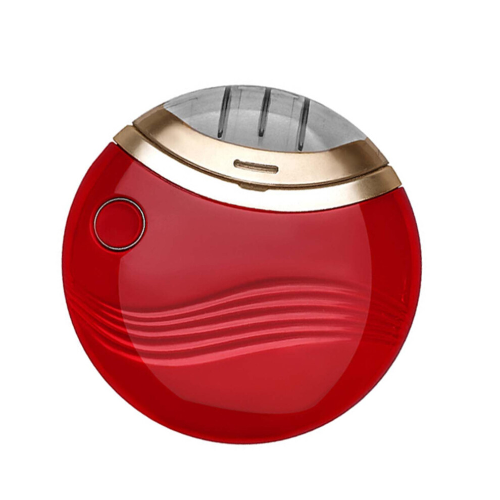 Red Electric Nail Clipper Automatic Nail Trimmer For Seniors Thick Nails Usb Rechargeable 81X33x86mm