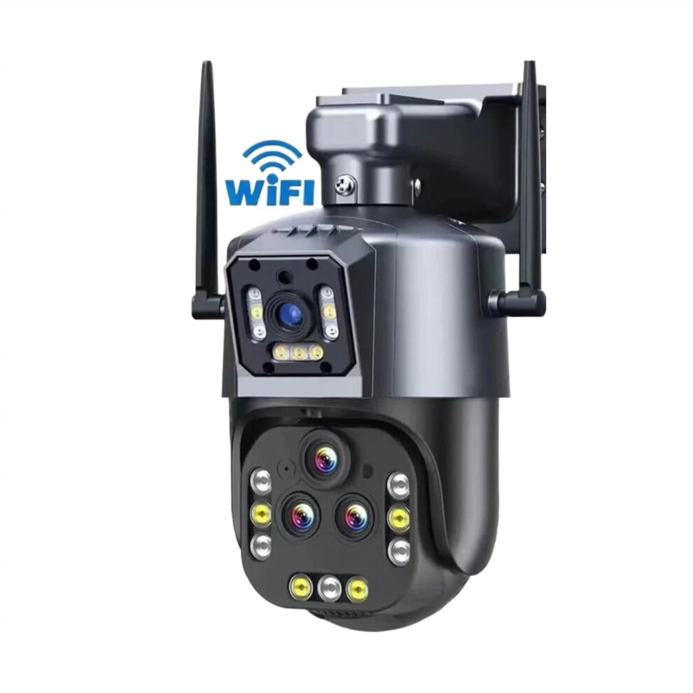 8K 16Mp Ptz Ip Security Camera With Four Lens 20X Zoom Ai Tracking For Home Surveillance (32G) 9450606341495