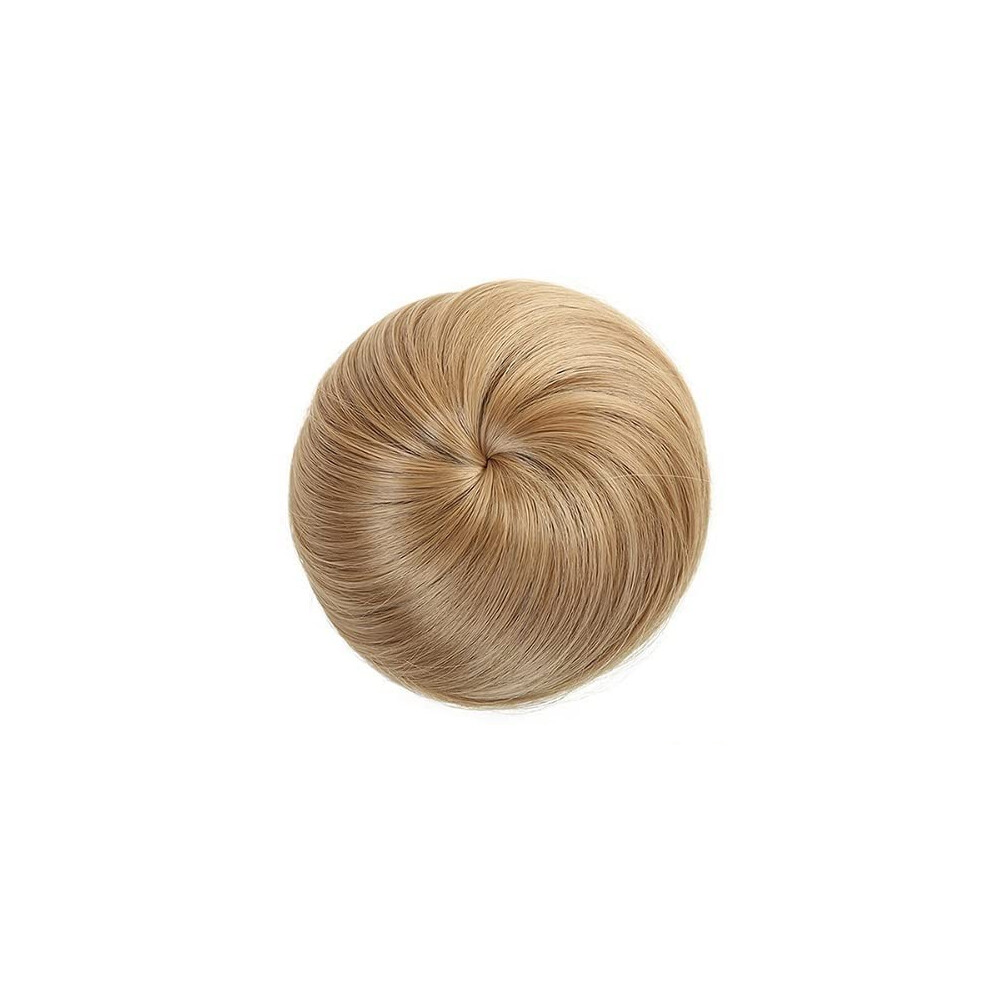 Unisex Hair Bun Extension With Chignon Hairpiece, Synthetic Drawstring Bun For Women Ballet Dance Updo