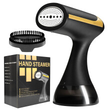 1500W Handheld Clothes Steamer with 300ml Removable Tank for Quick Wrinkle Removal, Travel and Home