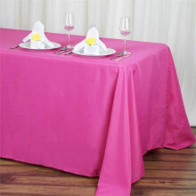 BalsaCircle Față de masă dreptunghiulară poliester 90" x 132" fucsia