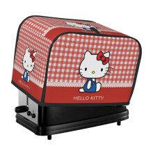 2-skivers brødristerdæksler bred rille dekorativ genanvendelig brødmaskinedæksel beskyttelse Hello Kitty tegneserie brødristerovn støvtæt