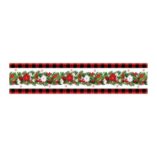 Bandeira de mesa natalina adorável, 33x180cm - Decoração festiva e alegre para Natal, Halloween, Dia de Ação de Graças, festas de outono, uso