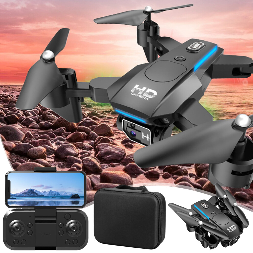 Drones With Cameras Clearance - 1080P Hd Fpv Drone With Remote Control, Altitude Hold, Headless Mode, Speed Adjustment, Compatible With Gifts For 9433291407691