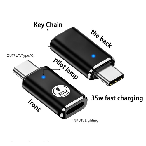Kiplyki Data Cable To Type-C Charging 35W Applicable Data Cable To USB C Transfer Adapter 1