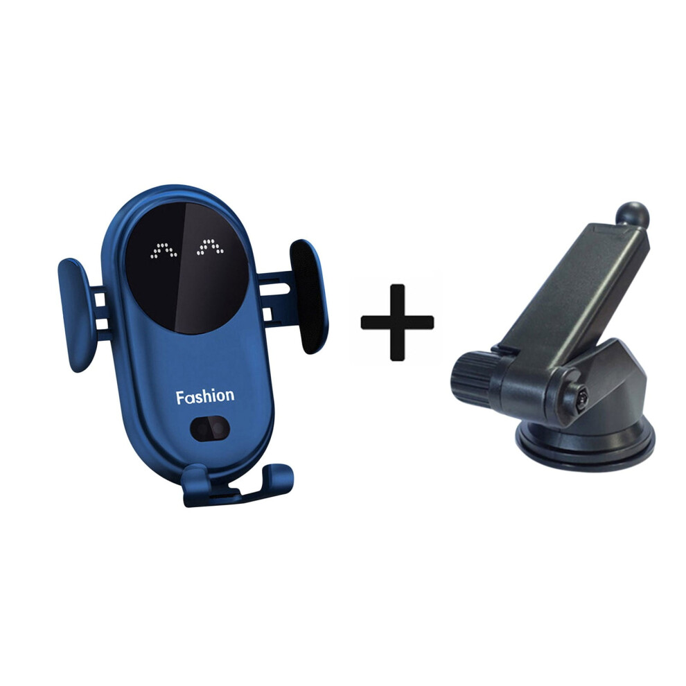 Kiplyki Wholesale Automatic Clamping Wireless Charger Car Holder Smart Infrared Sensor Vent Mount Mobile Phone Bracket Stand 9433291409084