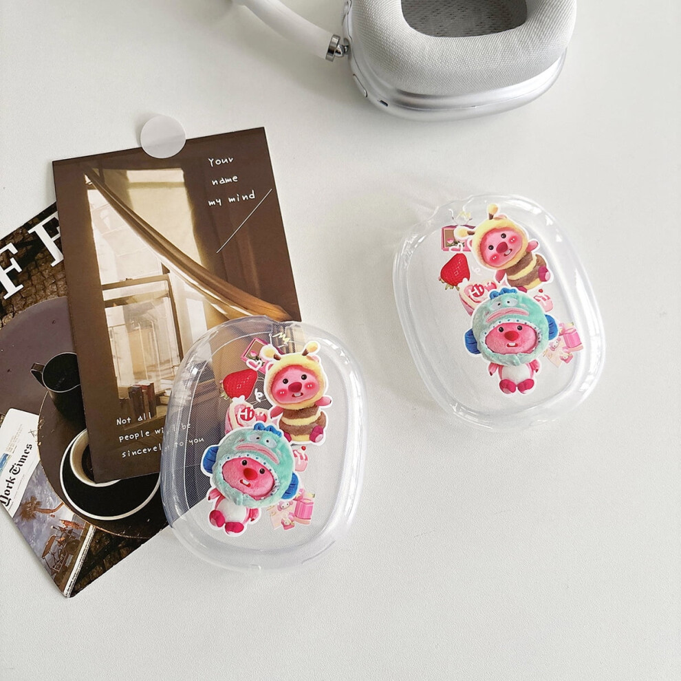 Electroplating Cartoon Kt Cat For Compatible With Apple Compatible With Airpods Max Protective Case Headphone Protective Case Compatible With Airpods Blue 9433291408643