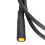 Cabo adaptador de conversão de conector de 3 pinos à prova d'água de 34,3 polegadas para bicicleta elétrica ( ) 6