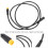 Cabo adaptador de conversão de conector de 3 pinos à prova d'água de 34,3 polegadas para bicicleta elétrica ( ) 4