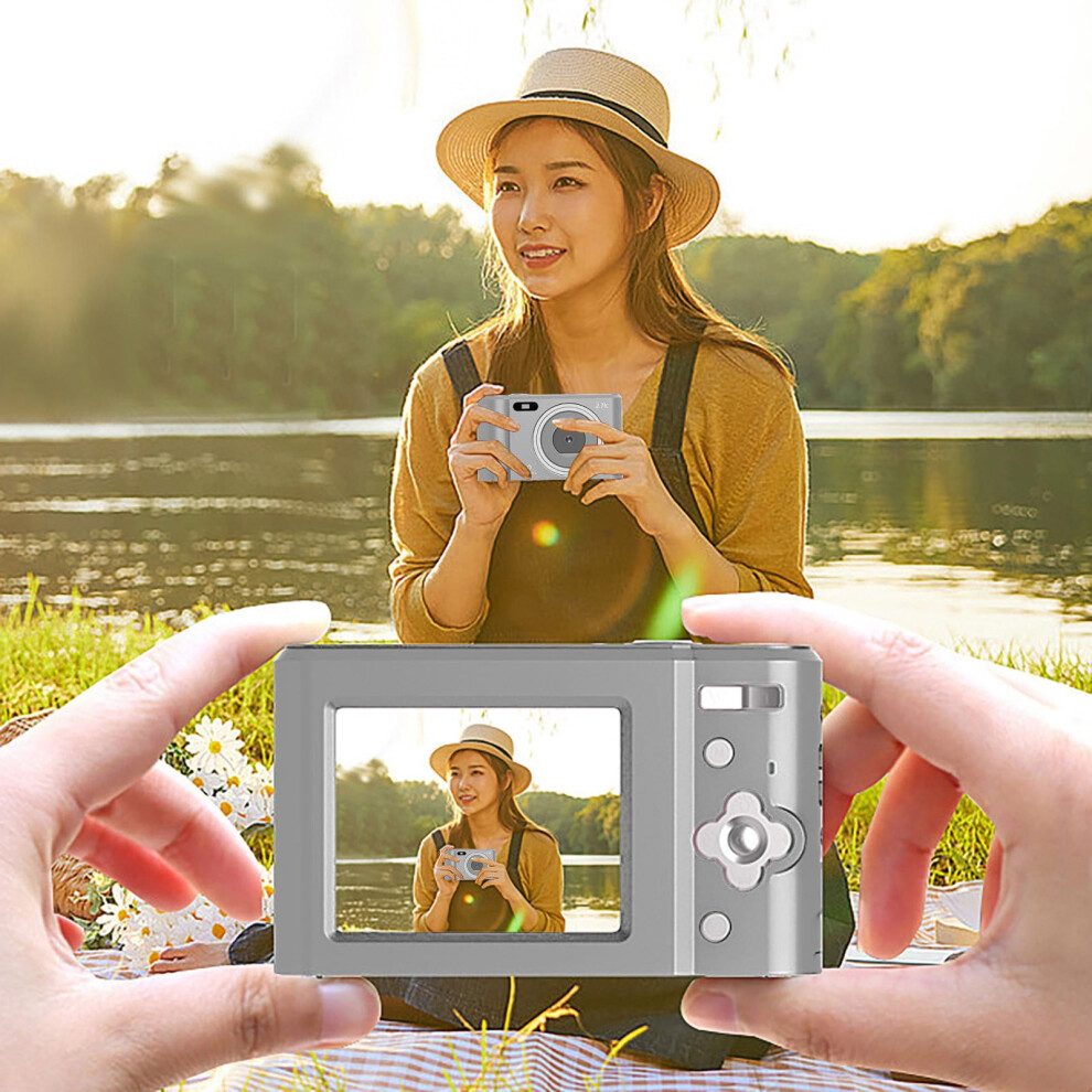Quinlirra 48Mp Digital Camera, 16X Zoom, Anti-Shake, Face Recognition, Beauty Mode, 2.4" Hd Display, Video Recording 9433291410226