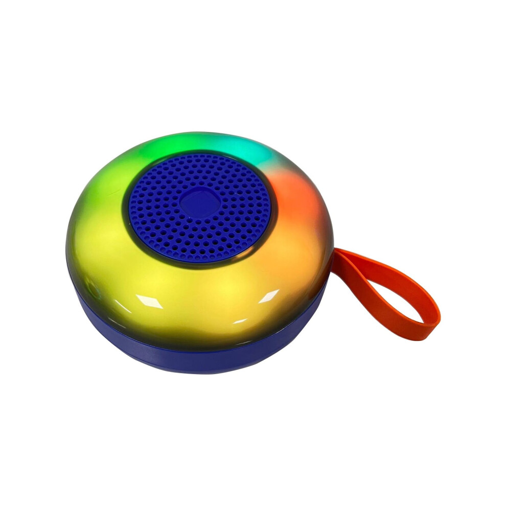 Paveos Enchanting Tooth Pendant Speaker With Colorful Lights, Card Slot & Wireless Functionality, Compatible With All Tooth Devices, Blue 9433291410110